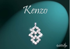Kenzo - přívěsek stříbřený